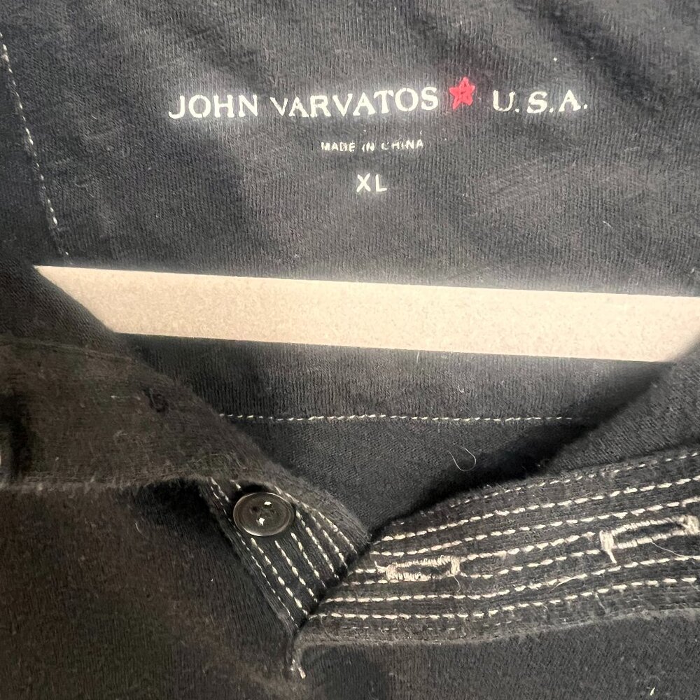 John Varvatos Black Polo - XL - Picture 2 of 3